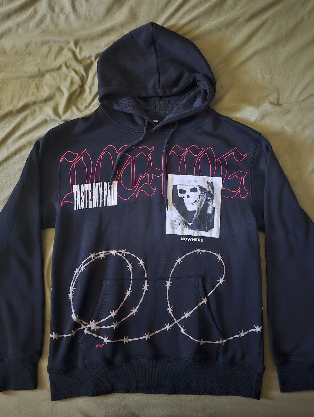 Nothing Nowhere True Love Hoodie Size Large